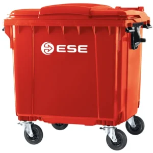 Carro Contenedor 1100 L Rojo
