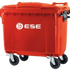 Carro Contenedor 660 L Rojo