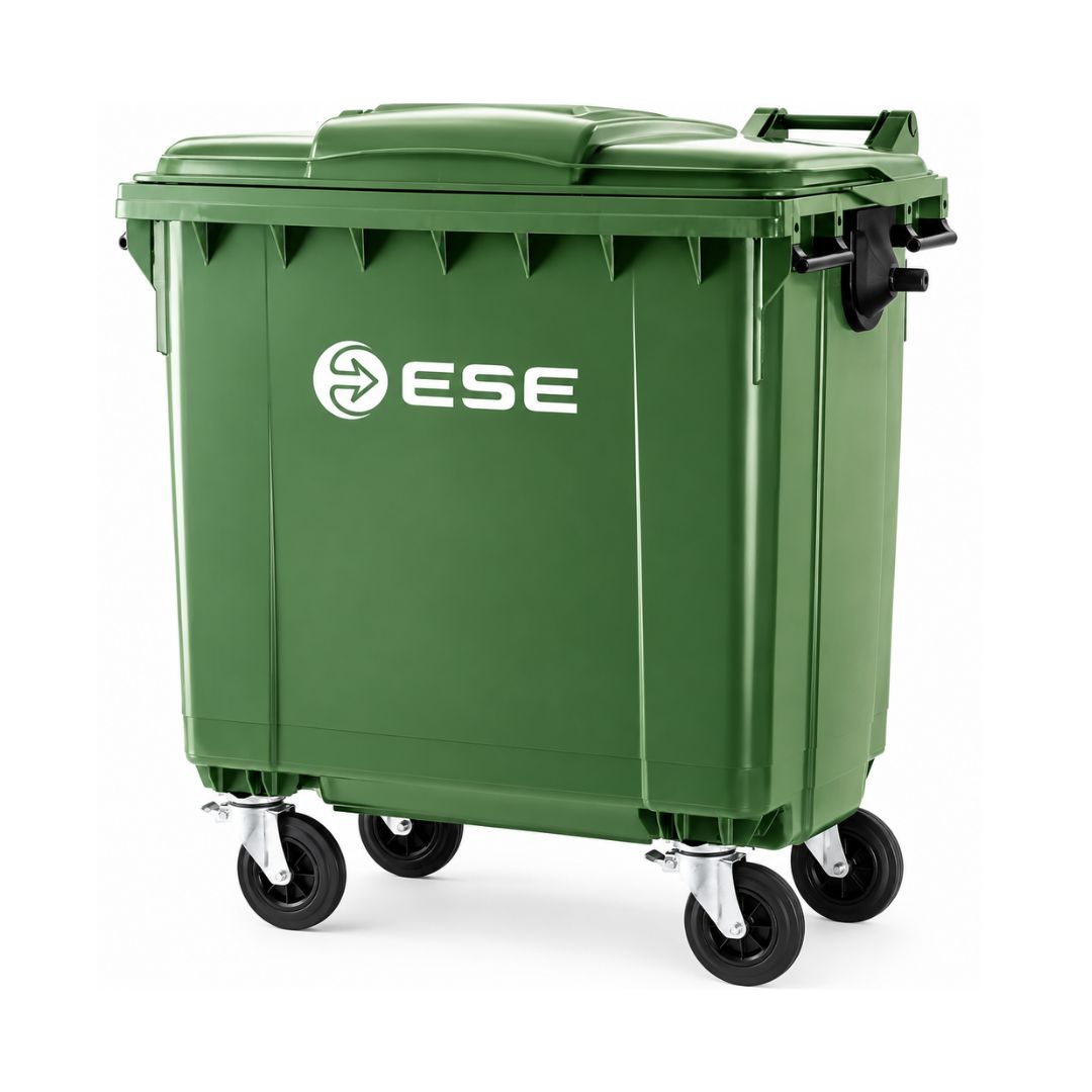 Carro Contenedor 770 L Verde