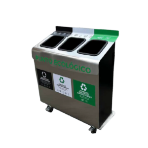 Punto Ecológico Acero Inoxidable 110 Litros