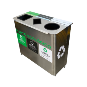 Punto Ecológico Acero Inoxidable 160 Litros