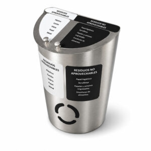 Punto Ecológico Acero Inoxidable 45 Litros
