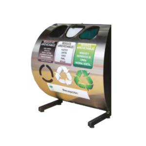 Punto Ecológico Acero Inoxidable 60 Litros